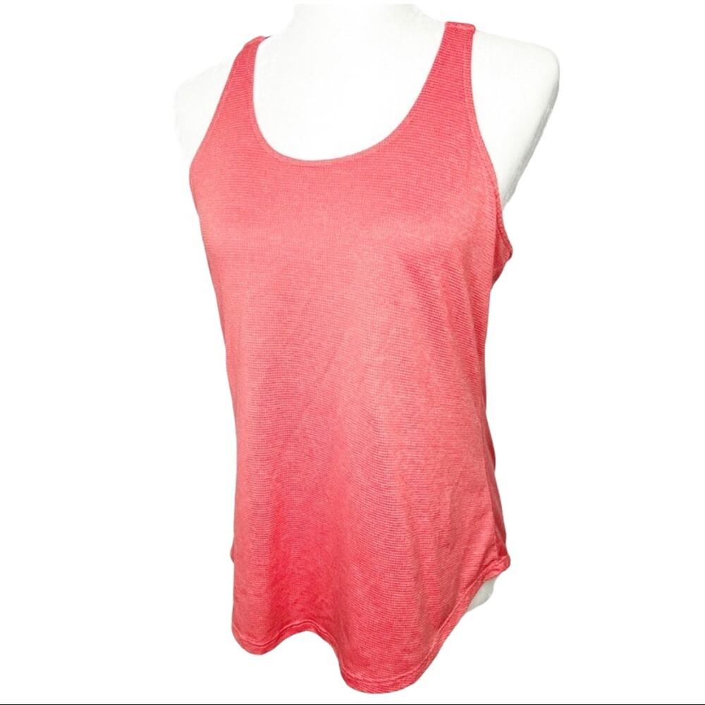 Soybu Coral Orange Crisscross Strappy Back Athletic Tank Top Medium